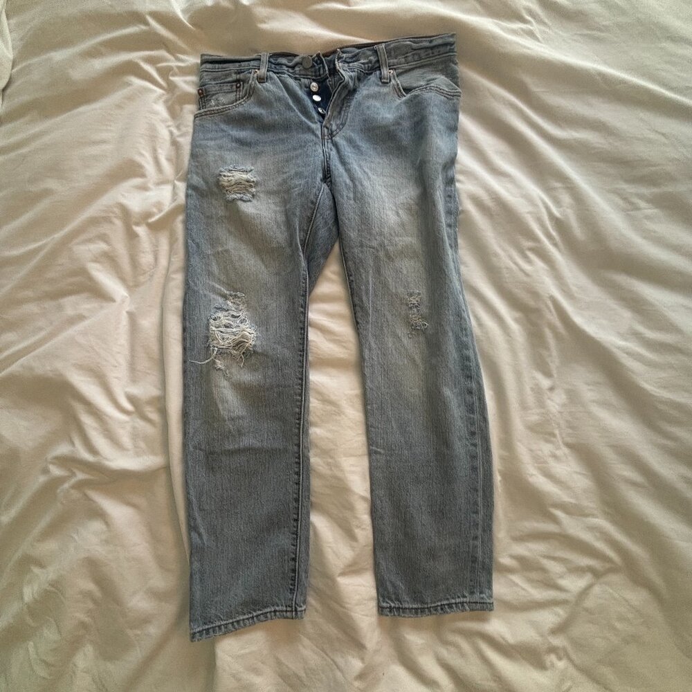 Levi's Light Wash Boyfriend Jeans 27W 32L